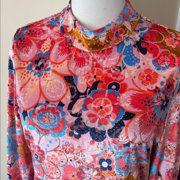 FREE PEOPLE Della Burnout Velvet Mini size extra large - Picture 12 of 16